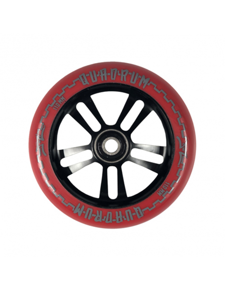 AO QUADRUM V3 110 STUNT SCOOTER WHEEL BLACK RED