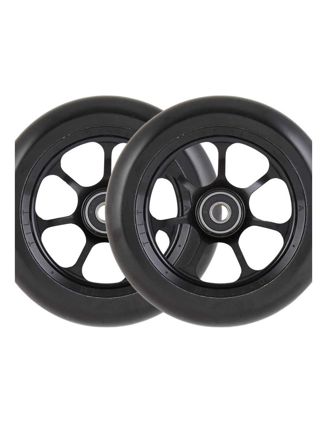 TILT DURARE SPOKED 120 WHEELS BLACK