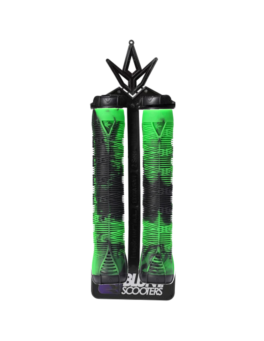 BLUNT V2 GRIPS - BLACK AND GREEN