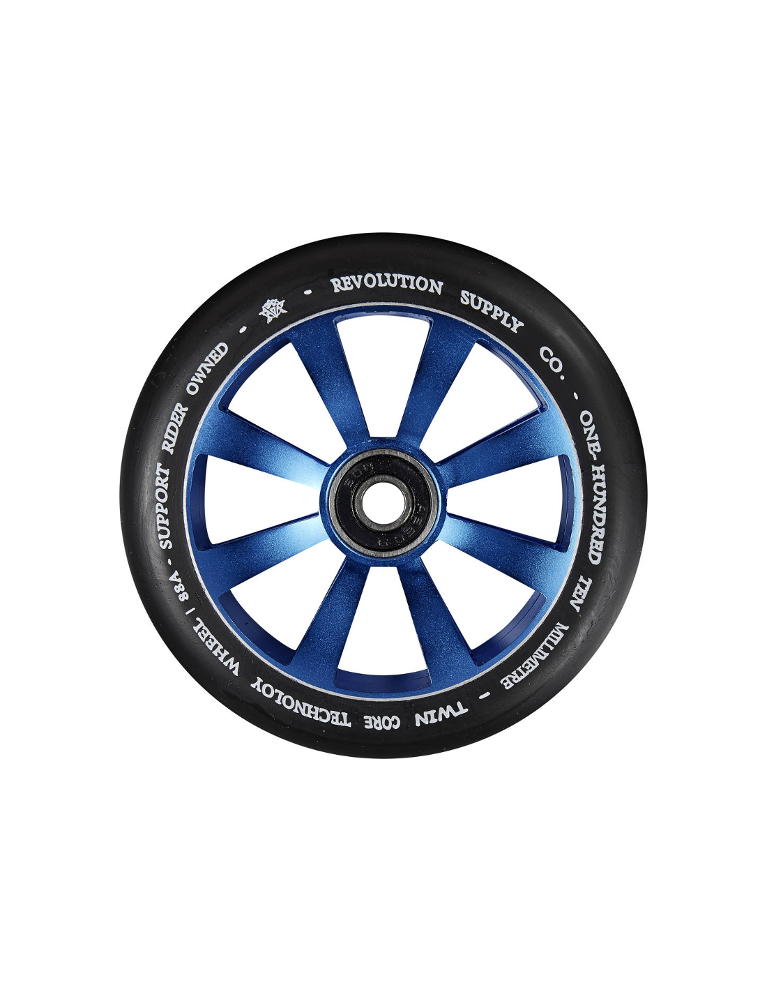 REVOLUTON SUPPLY WHEEL TWIN CORE 110MM BLUE