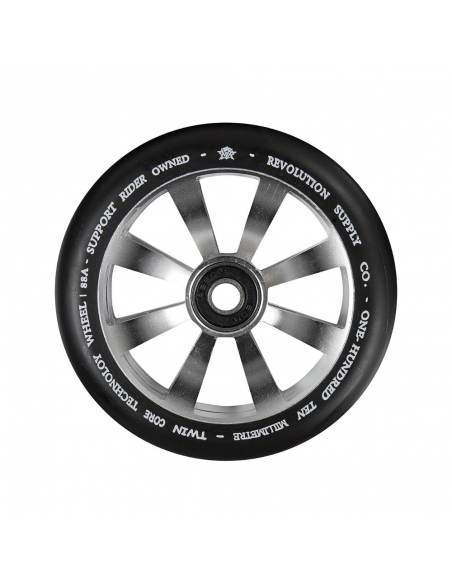 REVOLUTON SUPPLY WHEEL TWIN CORE 110MM SILVER